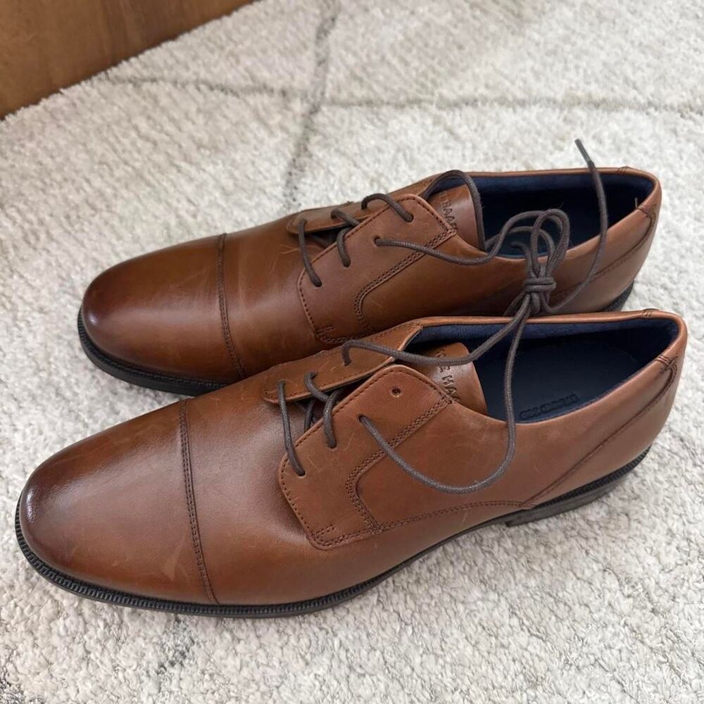 Cole Haan Men's Brown and Tan Oxfords